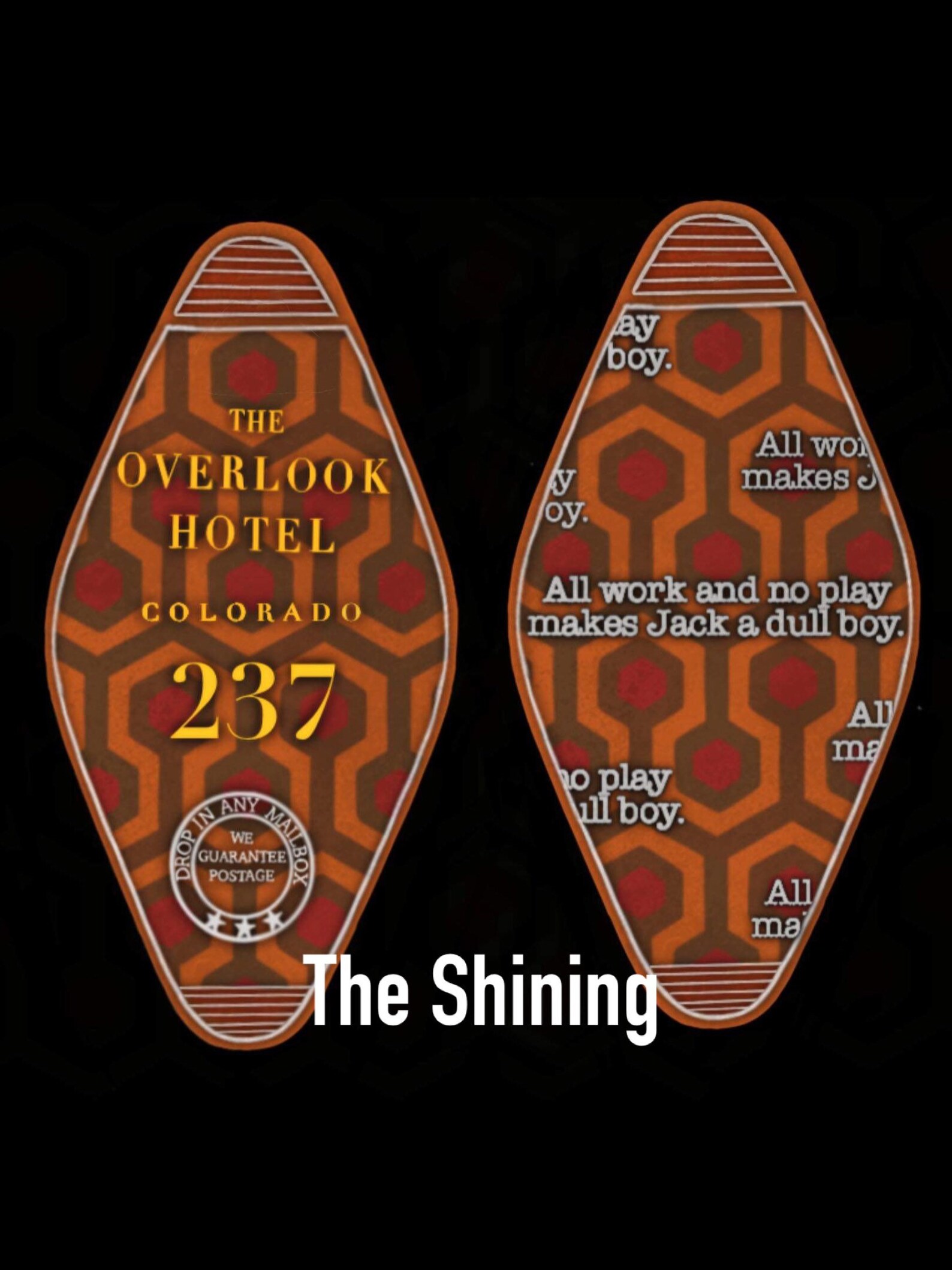 Horror Hotel Keychains Etsy