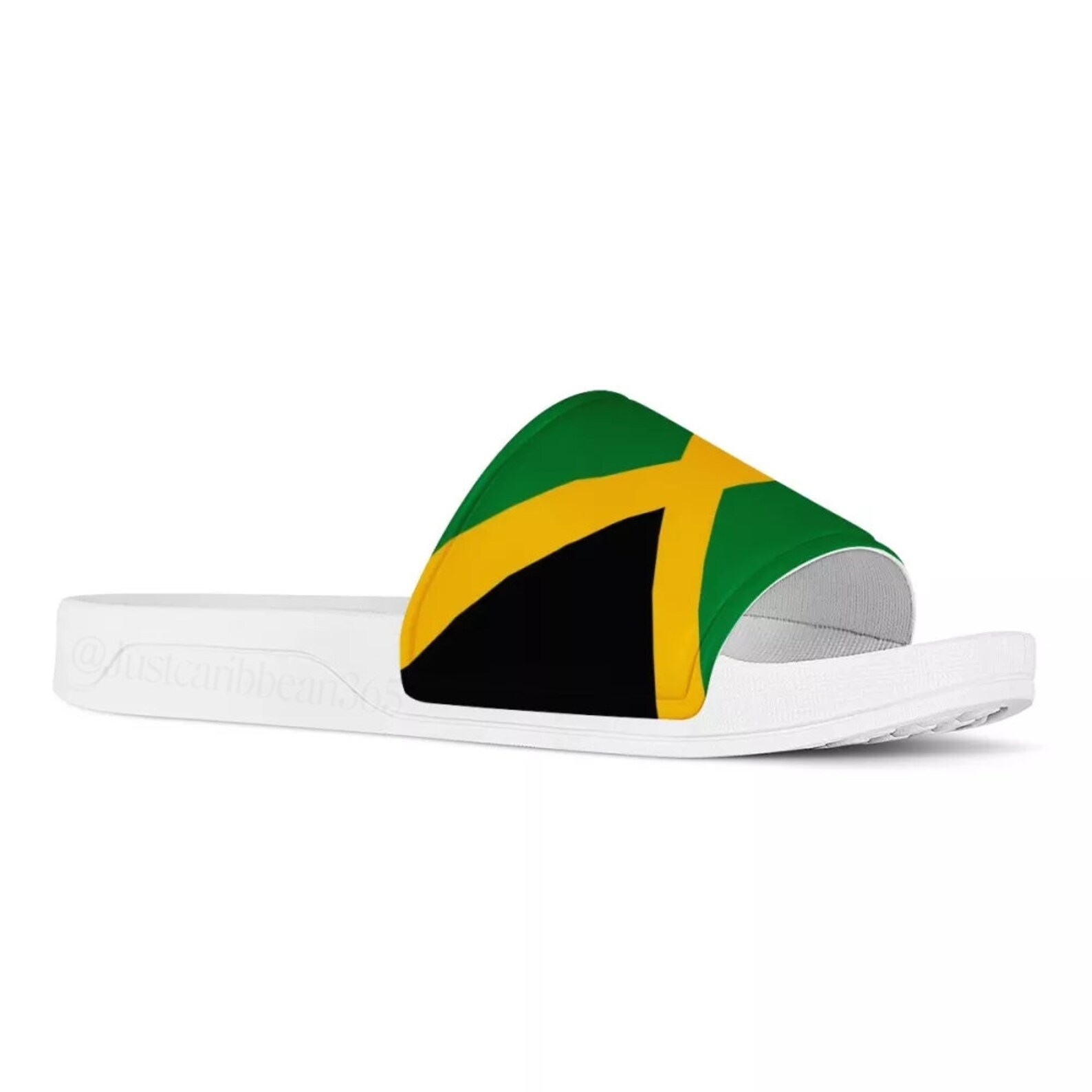 Jamaica Flag Sandals/slides Etsy