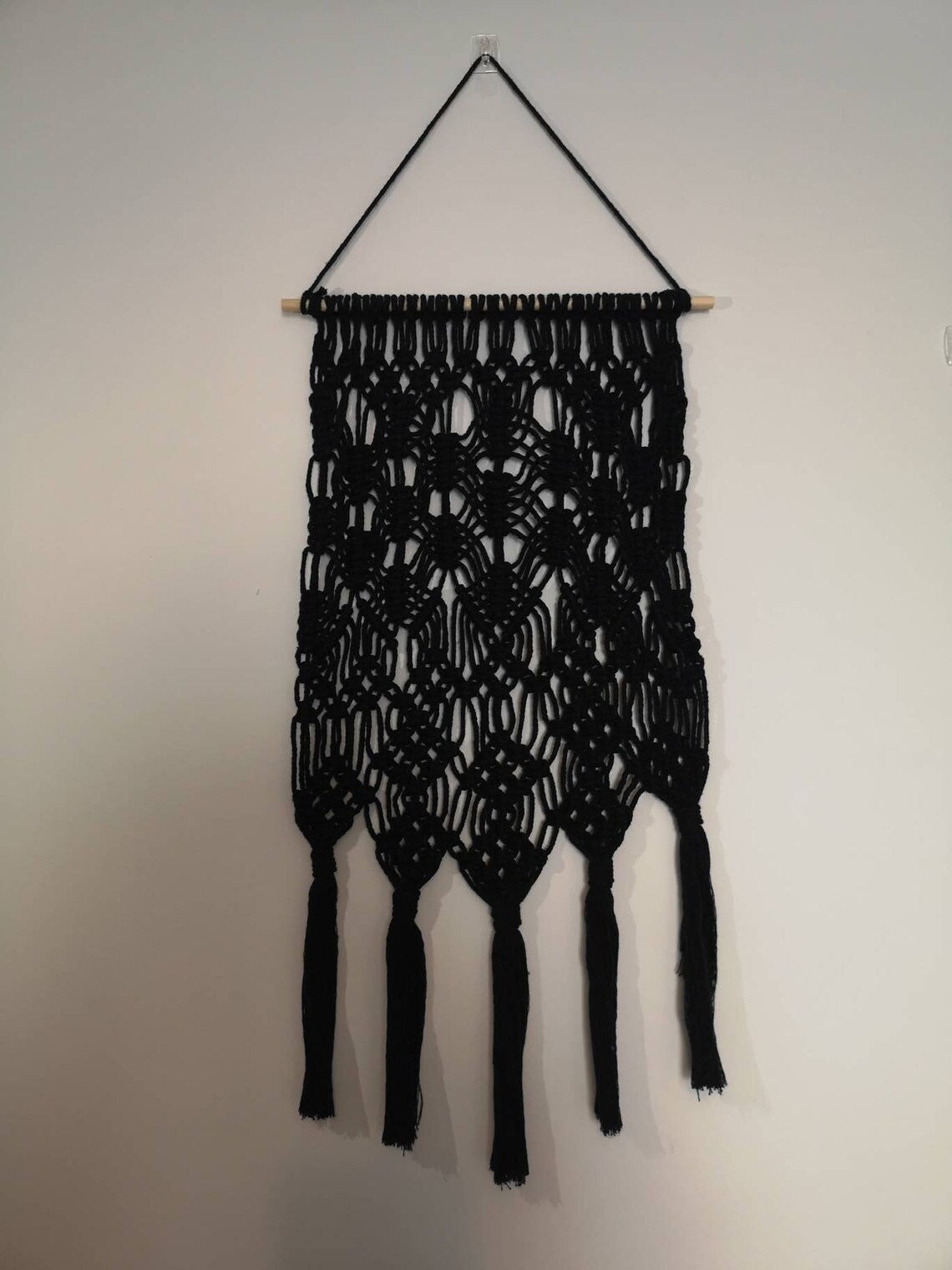 Black wall hanging Etsy