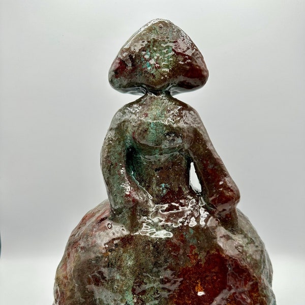 Menina Lavinia, Pappmaché-Skulptur, moderne Figur, originelles Geschenk, spanische Kunst, Del Prado Museum, Rost, Madrid