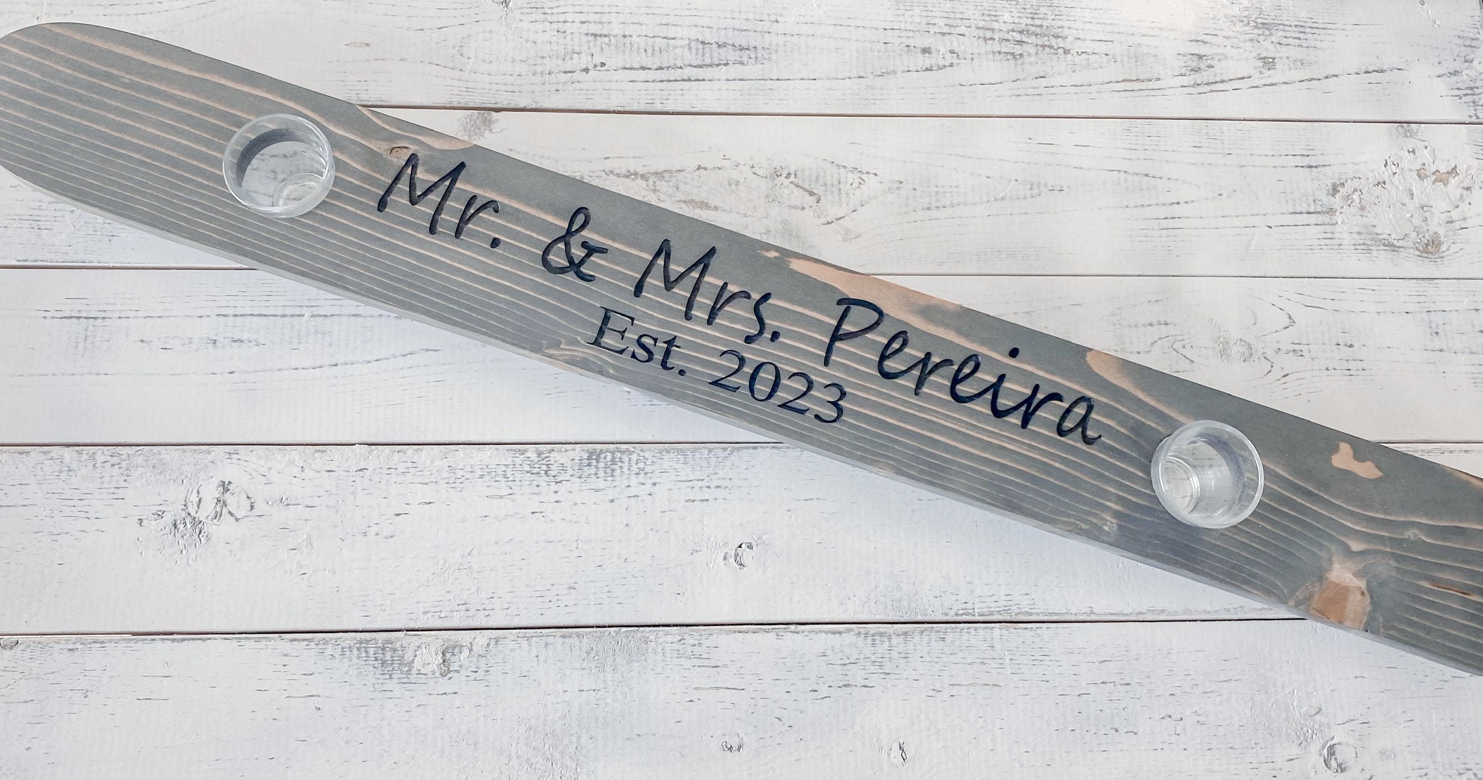 Custom Shot Board Couples Shot Board Wedding Shot Board Etsy