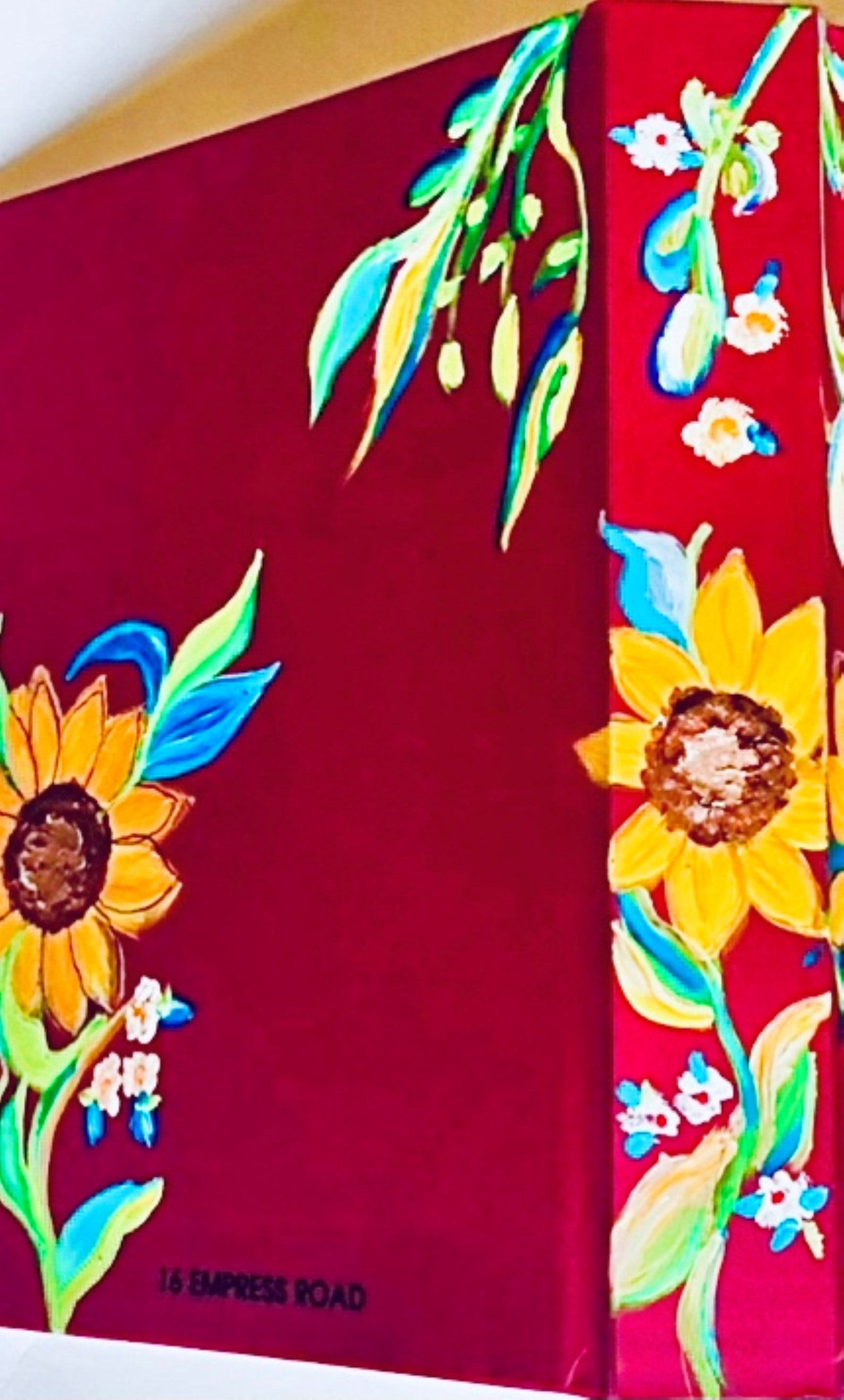 Hardcover Hand Painted 400 pages Journal I Floral I Travel Etsy