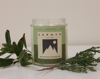 Mountain Monsoon - Hand Poured Soy Candle