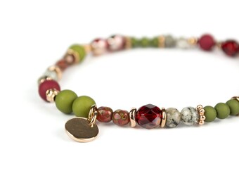 Glasperlen-Armband "Holly"