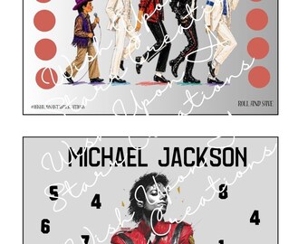 Remembering MJ - Scratch and Save DIY and Roll and Save A5 sized Savings Challenges