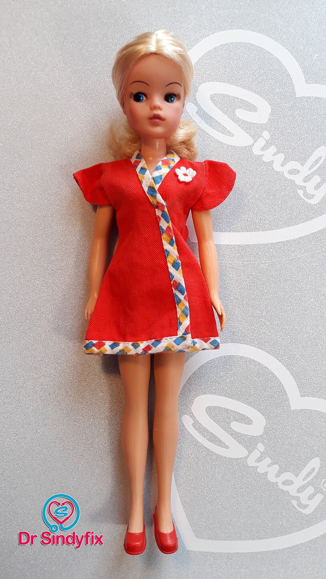 SINDY DOLL 1980 Basic Sindy in Wrapover outfit Etsy