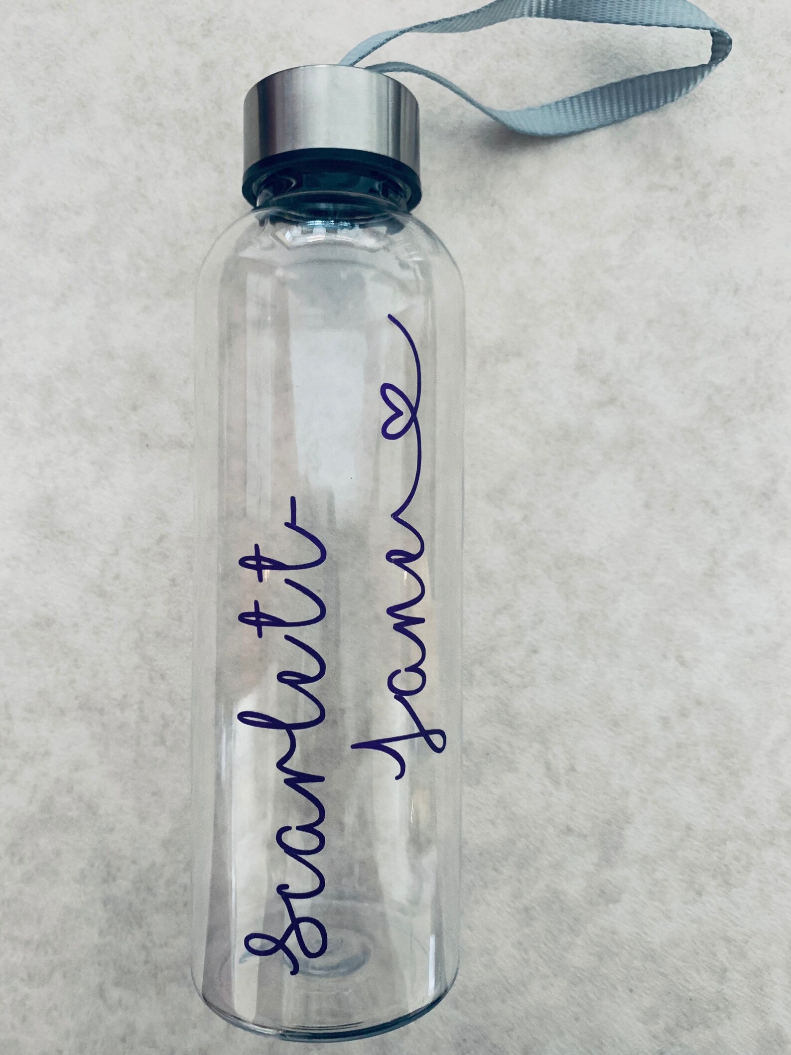 Personalised water bottle Name and picture Etsy