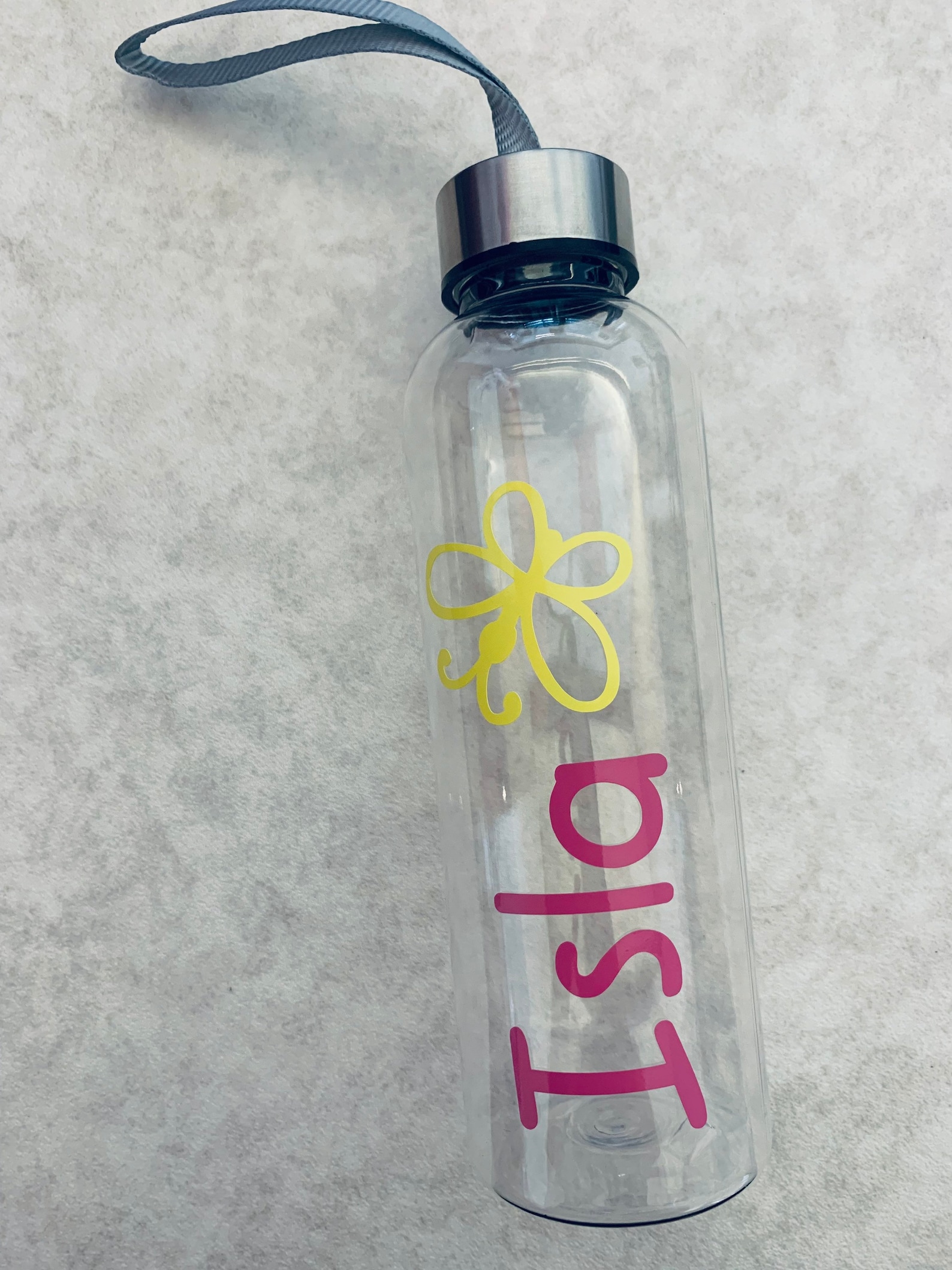 Personalised water bottle Name and picture Etsy