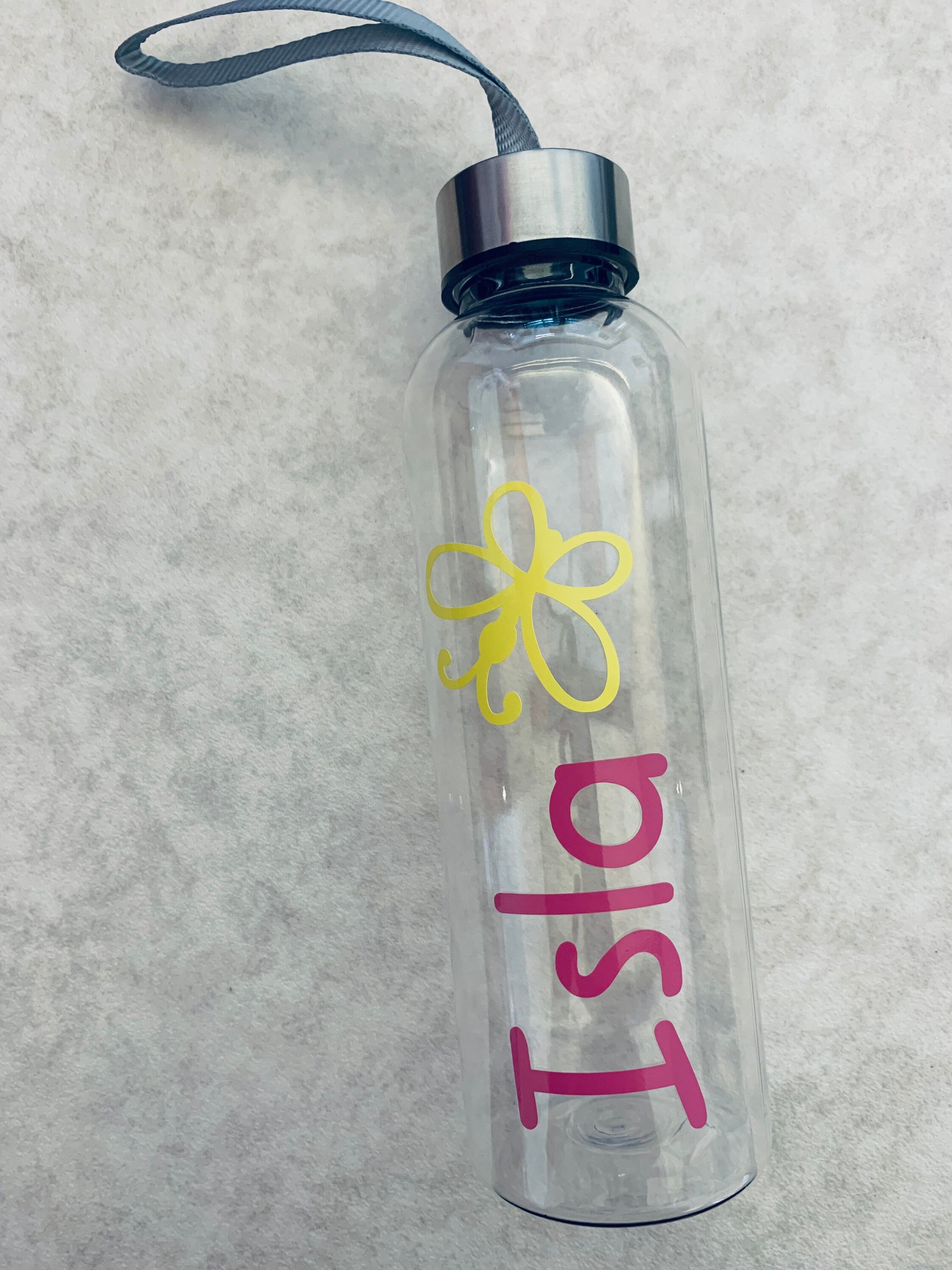 Personalised water bottle Name and picture Etsy