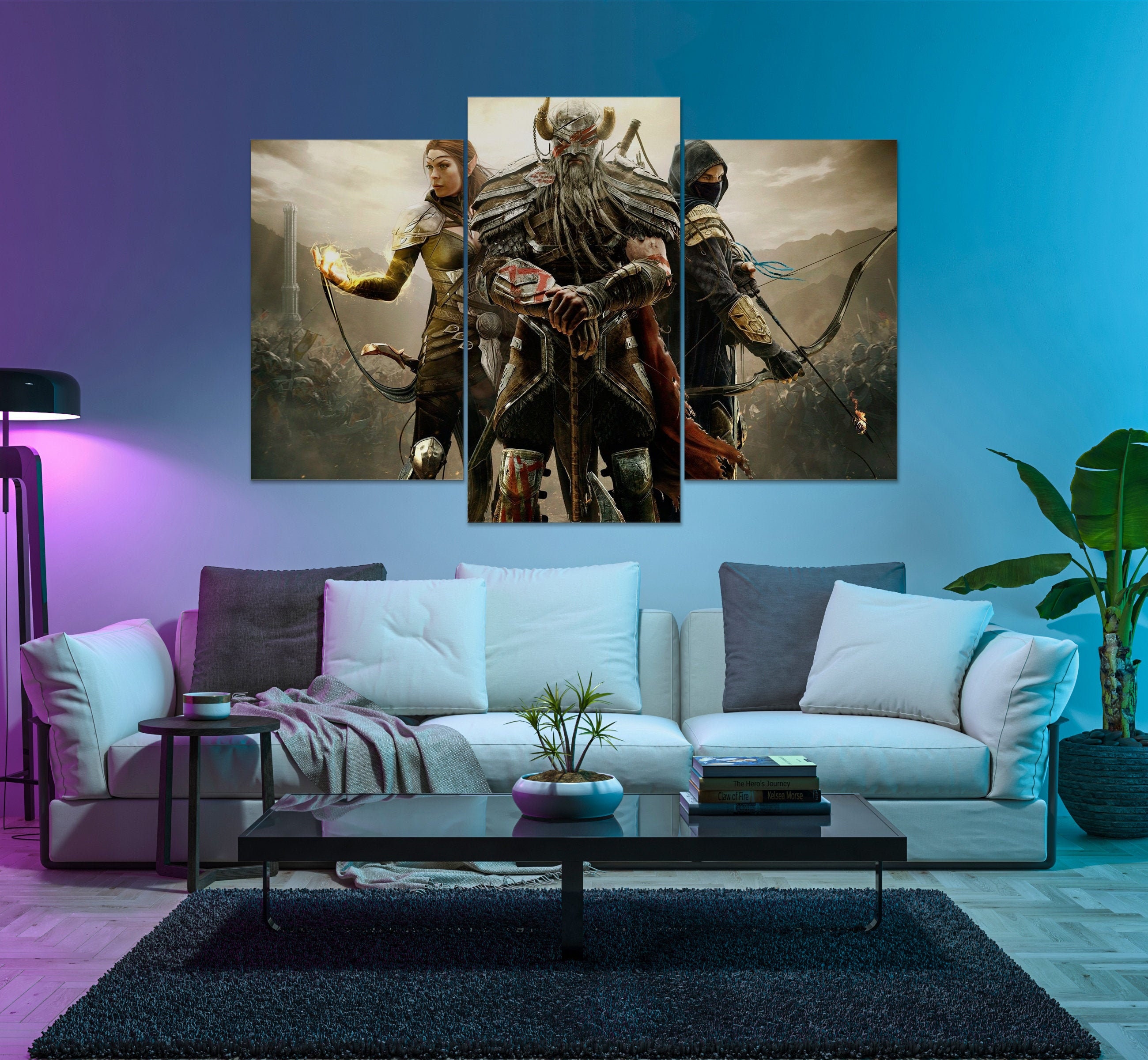 The Elder Scrolls, Viking wall decor, Warriors Game art, Game Art