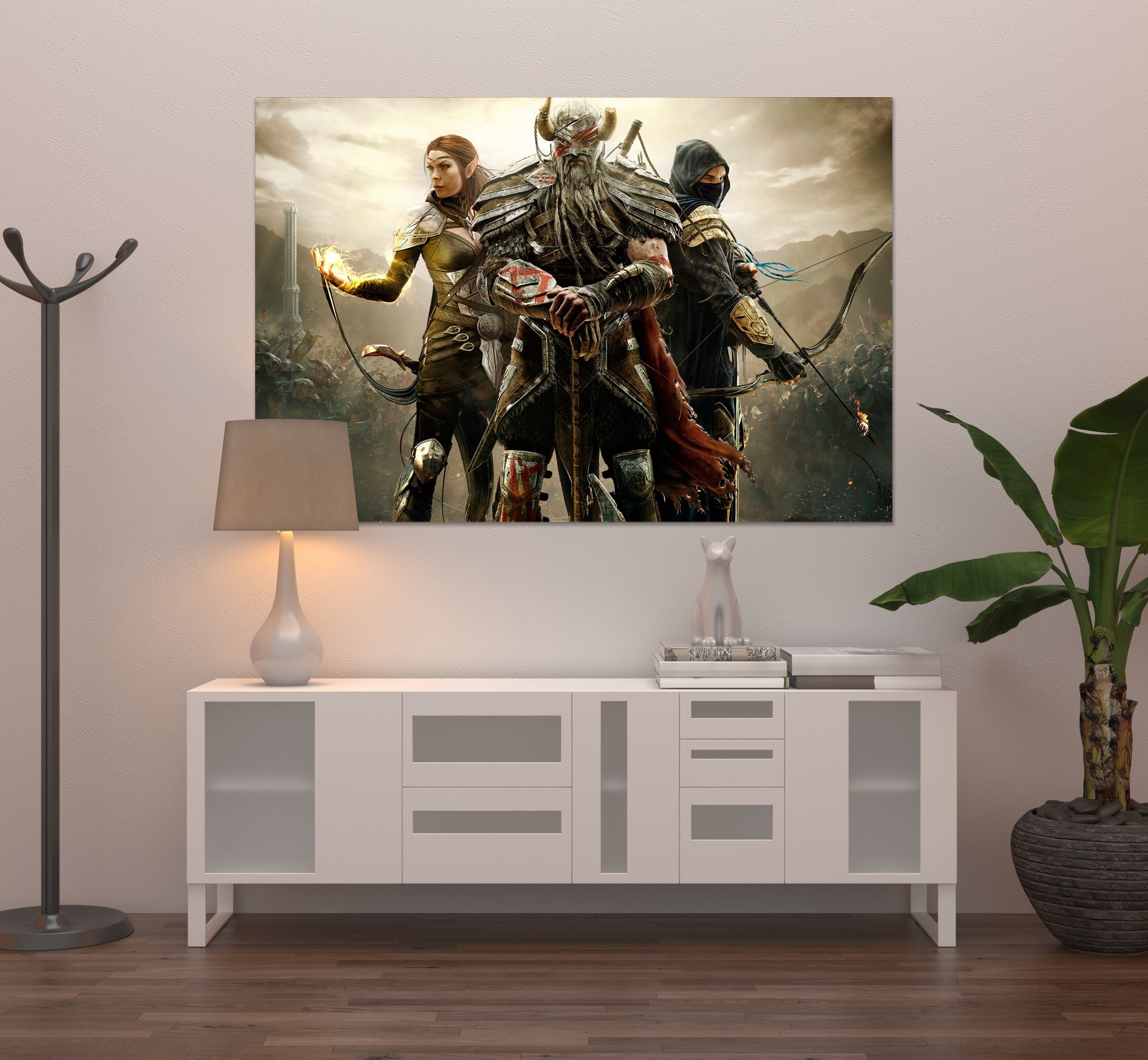 The Elder Scrolls, Viking wall decor, Warriors Game art, Game Art