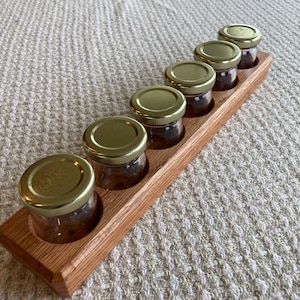 Wood Paint Jar Holder With 6 Jars l Waldorf l Wet-on-Wet Watercolor Painting