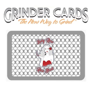 Lady Rose Metall Grinder Karte