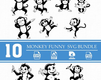 Download Monkey Clipart Liana Vector Baby Monkey Svg Funny Monkey Svg File Monkey Png Leaf Clipart In Action Commercial Use Monkey Vector Clip Art Art Collectibles Colonialgolfhart Com