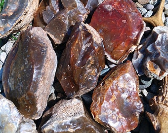 Flint Natural Stone Chunks for use with flint and steel