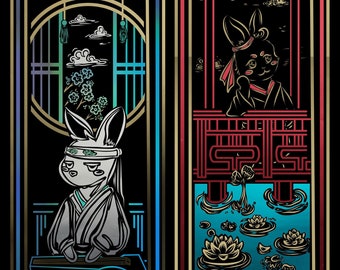 Wangxian MDZS Foil Bookmarks