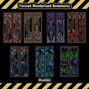Twisted Wonderland Bookmarks