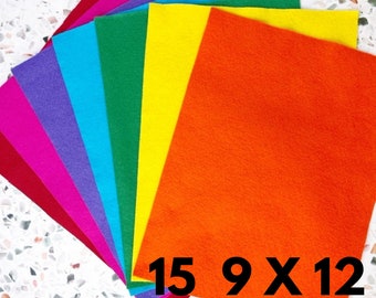 Wool Felt Sheets, Choose Your Own Colors, Waldorf Craft, Felt Rectangle, Wool Fabric, Nonwoven Fabric, Felt Sheets, Wool Blend Felt