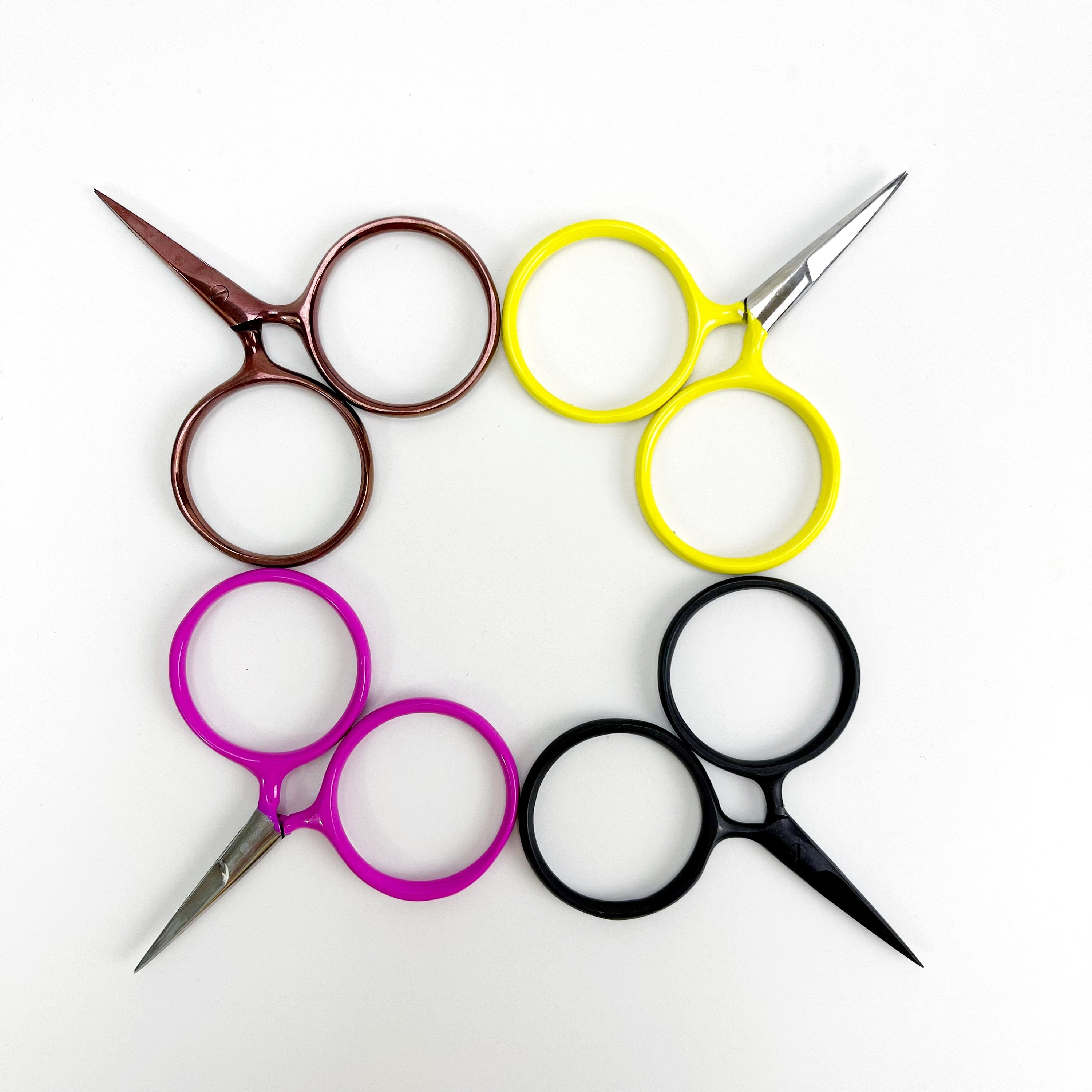Creativ Mini/fine Embroidery Scissors Sewing Crafts Small Very Sharp Point  Needlework Office Crafts Black 