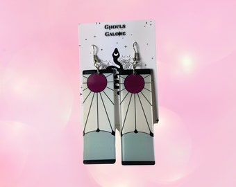 Demon Slayer Tanjiro Kamado Earrings | Anime Jewelry | Hanafuda |