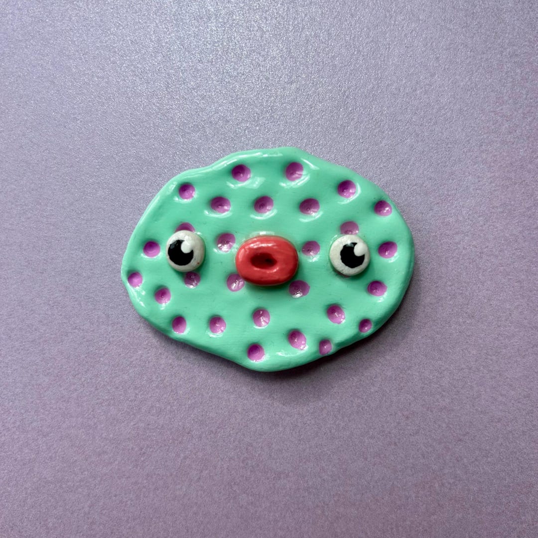 Handmade Air-dry Clay Magnet: Quirky Fridge Decor - Etsy
