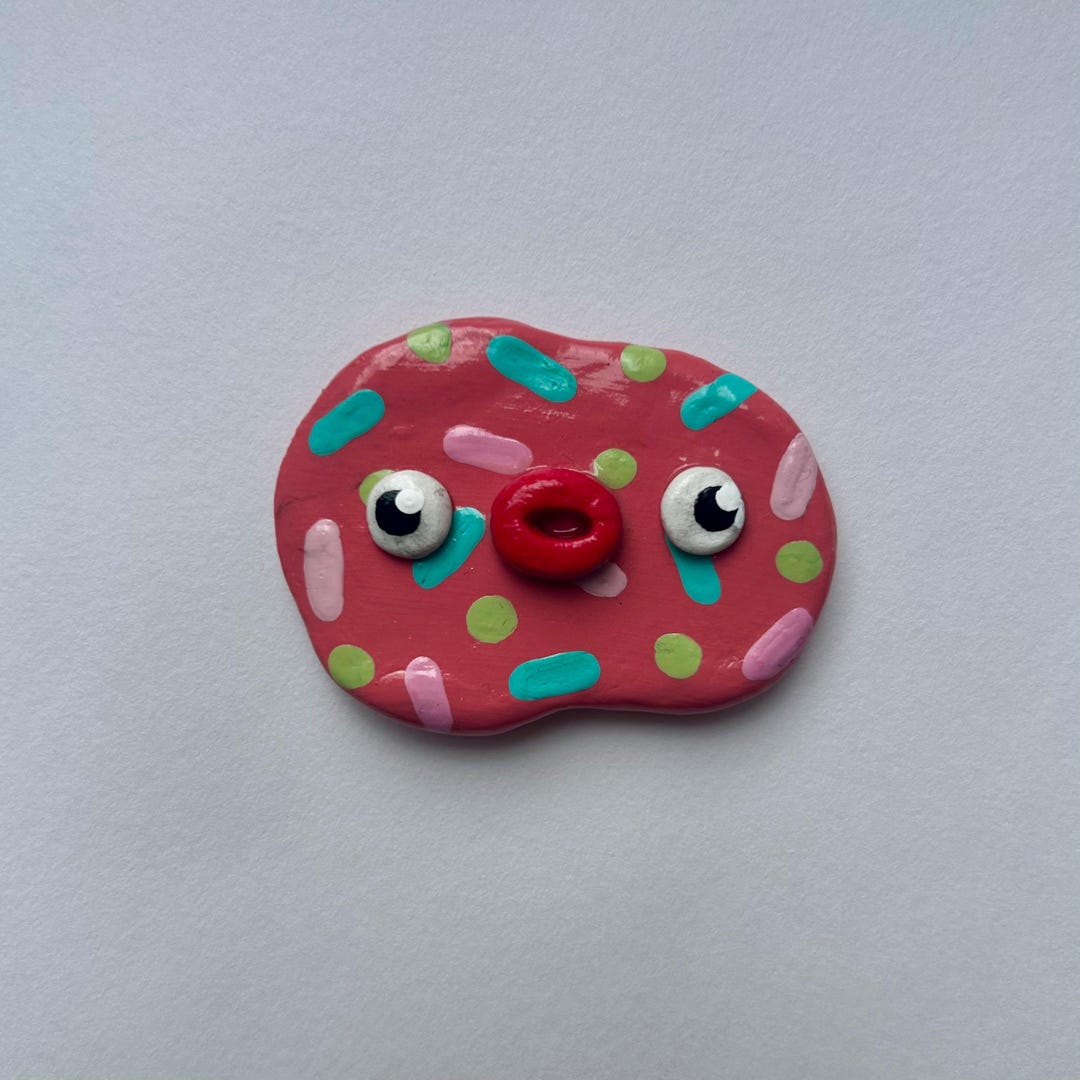 Handmade Air Dry Clay Magnet: Whimsical Home Decor - Etsy