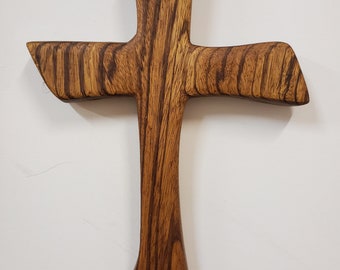 Zebra Wood Cross