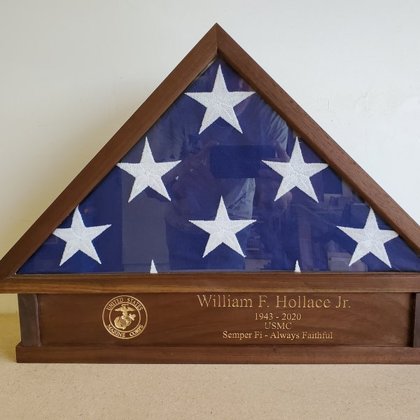 Flag Display Case Etsy