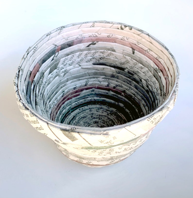 Newspaper Tubes for Weaving, Paper Craft, Baskets and More Upcycled Art