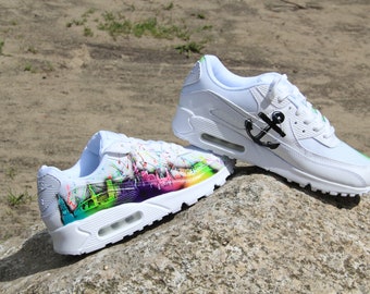 Custom Sneaker Nike Air Max 90 Skyline 