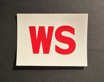 1965-66 "WS" Pontiac GTO Engine Code Sticker