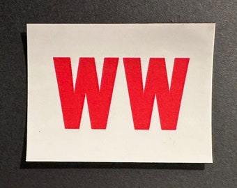 1966 "WW" Pontiac GTO Engine Code Sticker