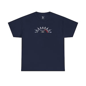 Pontiac GTO Firebird Hood Tach T-Shirt Classic Musclecar Vintage Tachometer