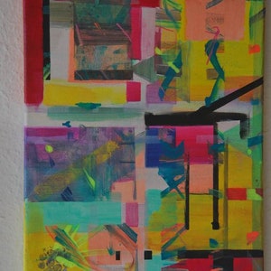 L'originale akrylowy obraz abstractyjny, malarstwo abstractcyjne, obraz na płótnie