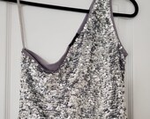 Le Château One Shoulder Crop Top