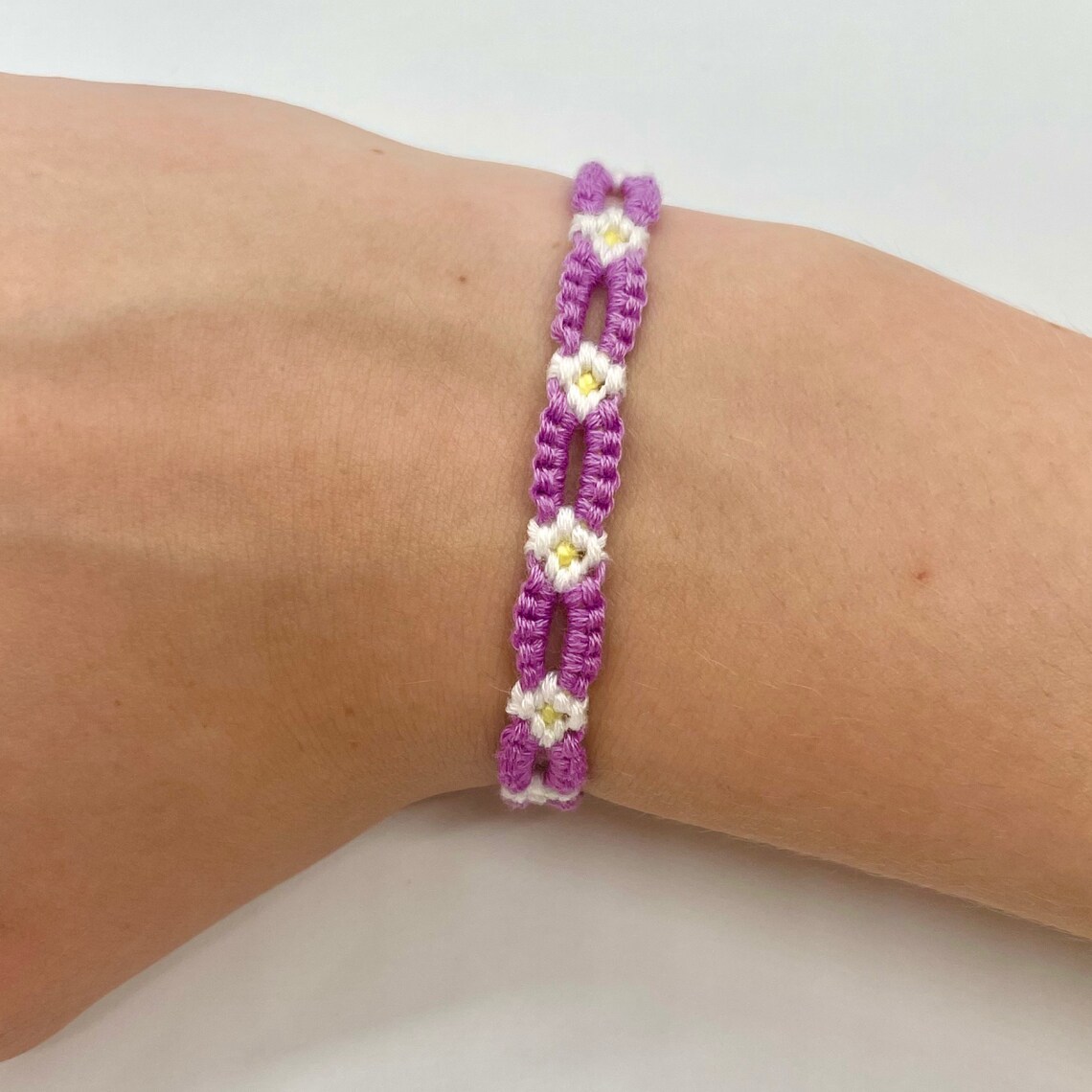 Daisy Flower Chain Friendship Bracelets VSCO Bracelet Etsy