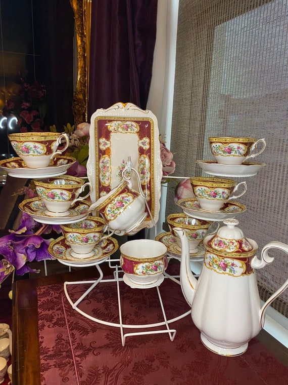 ロイヤルアルバート レディハミルトン コーヒーセット。コーヒー ロイヤルアルバート レディハミルトン コーヒーセット。コーヒー