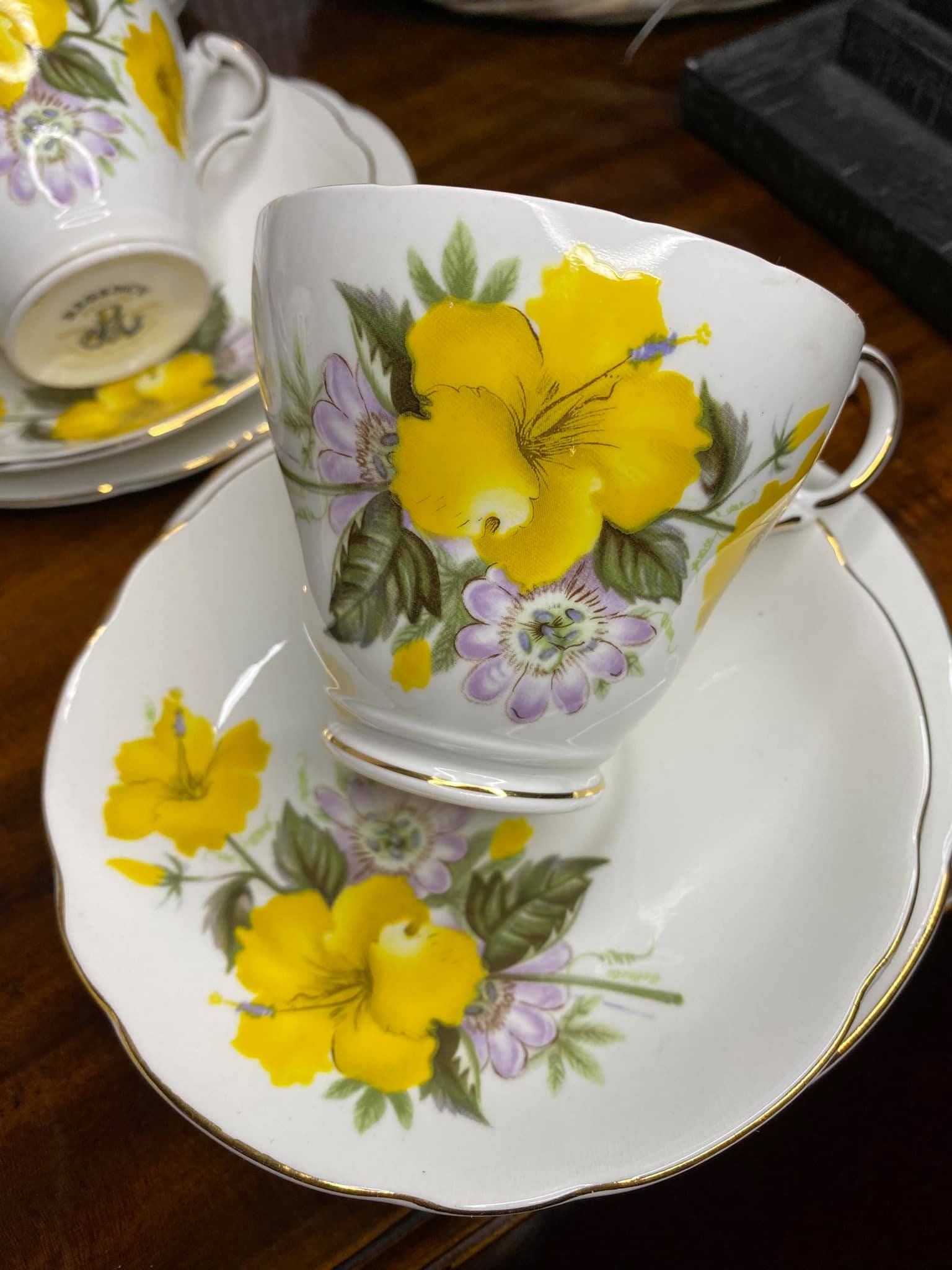 Regency Tea Set Regency Teacup,saucer,side Plate Tea Set 6 Available - Etsy
