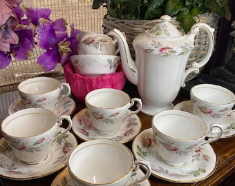 Paragon Bridal Rose Coffee Set