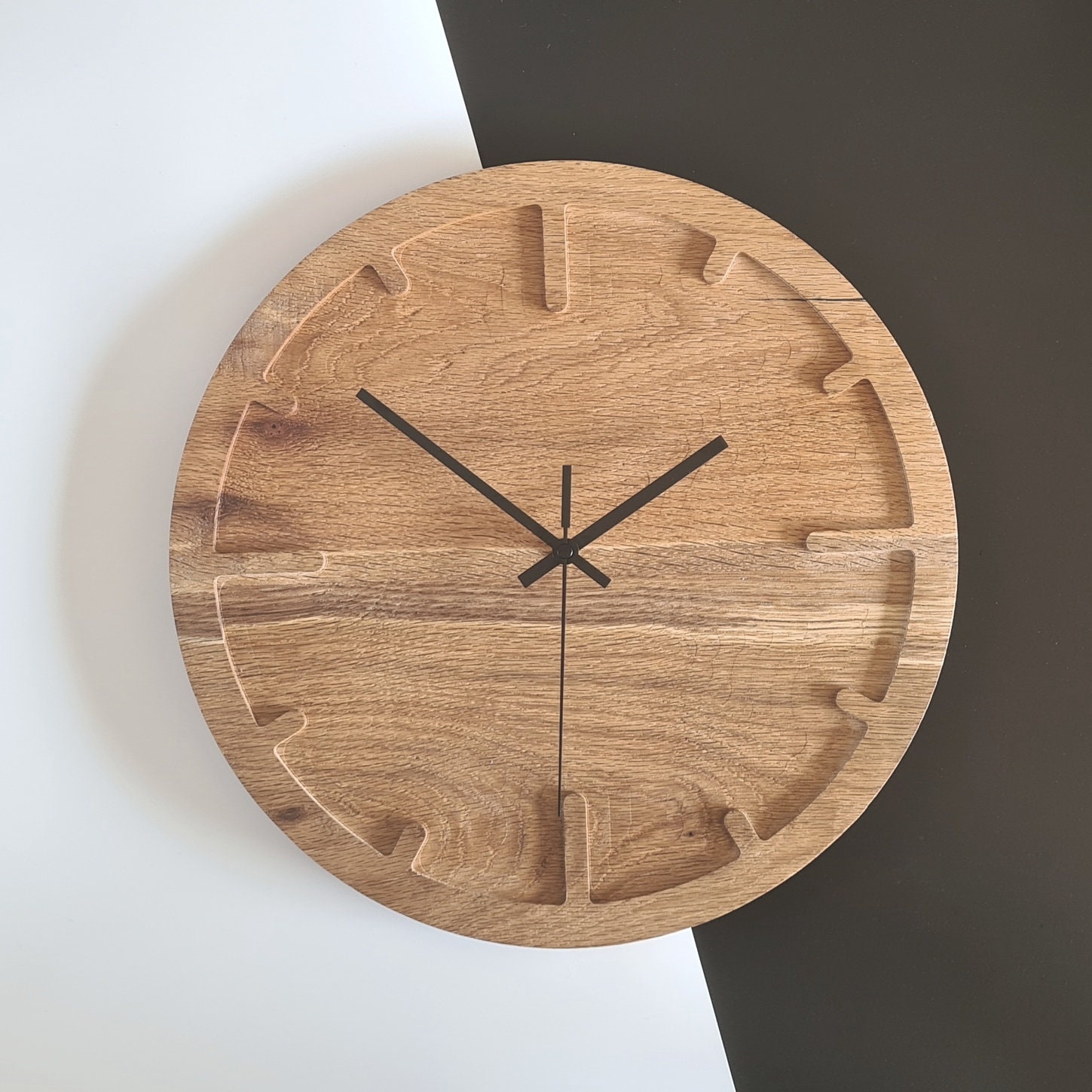 Horloge Ronde En Bois