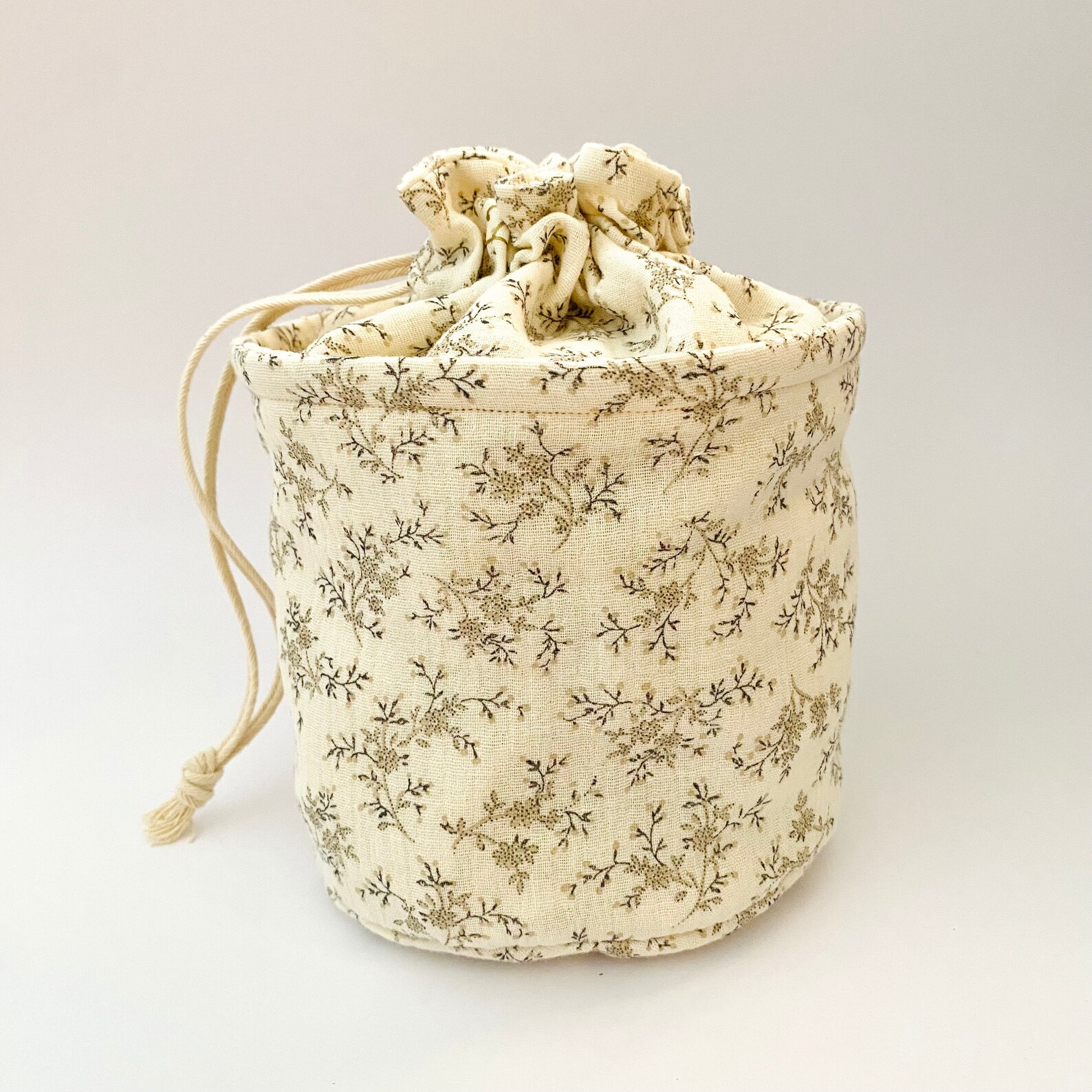 Cotton double gauze storage bag Etsy