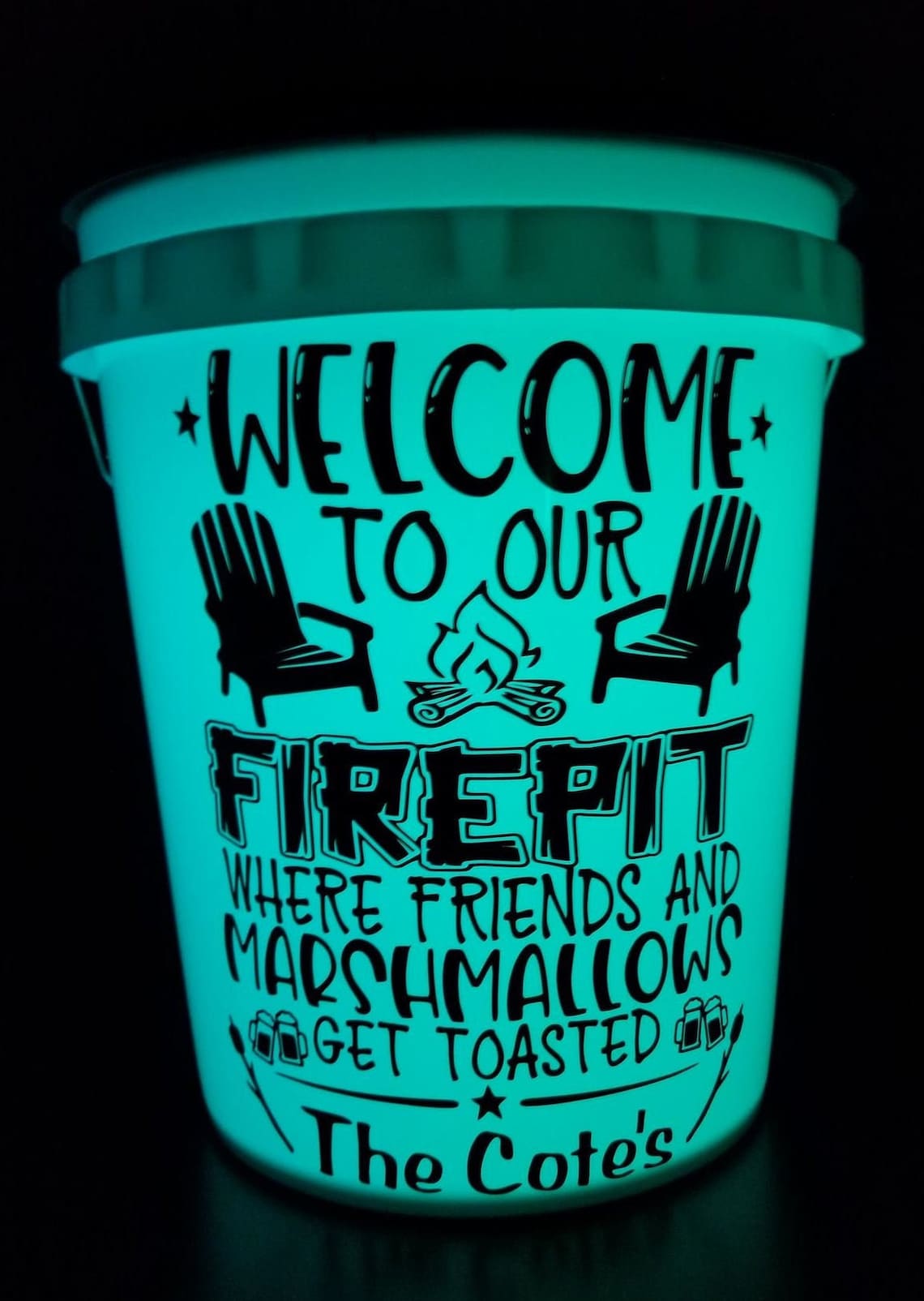 Camping buckets 5 Gallon Etsy