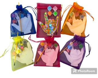 Paint your own I Love You in Sign Language (ASL) Chalk Kit