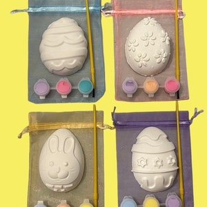 Easter Egg Craft Kit Gift Bag-Unique Party Bag Favor/Fillers-Doughnut Cake Craft Set-Paint Set-Craft Party Idea-Children’s Activity Set