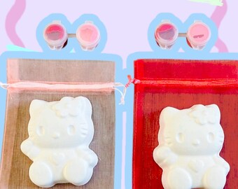 Kitty Chalk Craft Paint Kit-Unique Party Bag Favor/Fillers Arts&Craft Set-Paint Set-Craft Party Idea-Children’s Activity Kit