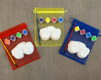 Monster Truck Paint Kit: Plaster Craft Party Favor
