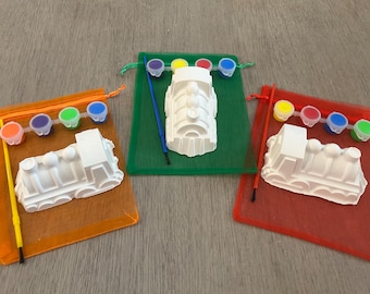 Train Paint Craft Kit: Kids Party Favor Arts & Crafts Set