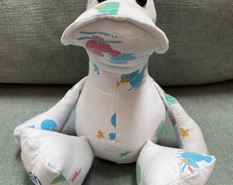 Paperella dei ricordi fatta a mano: peluche ricordo dai vestiti dei propri cari