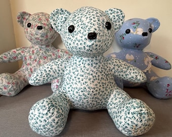 Handmade Memory Bear: Keepsake From Clothing Bear