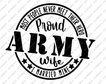 army wife svg army svg wife svg digital download